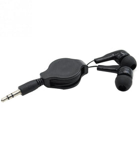Stretchable Cable In-Ear Earphone Headset Portable