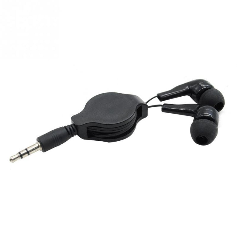 Stretchable Cable In-Ear Earphone Headset Portable