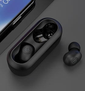 Black Mini TWS Wireless Headphones