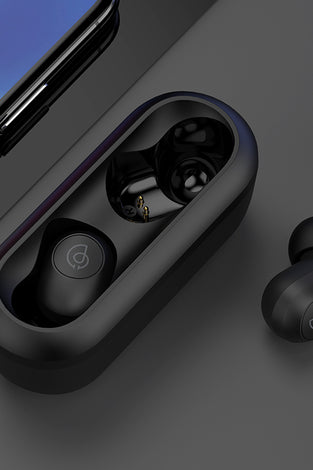 Black Mini TWS Wireless Headphones